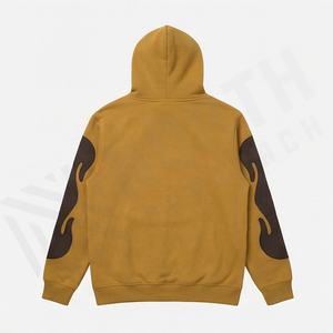 Sweat-shirts à capuche pour hommes personnalisés avec logo, 100 % coton, tendance, service OEM, vêtements streetwear haut de gamme, commande en gros - Product Image 2