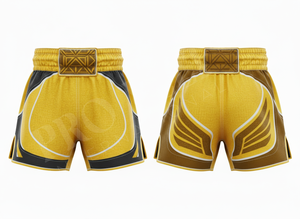 Vêtements de fitness OEM, shorts de Muay Thai respirants en polyester satiné, entraînement de kickboxing, design personnalisé, shorts de sport pour arts martiaux - Product Image 4