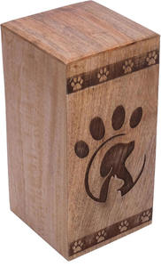 Urne en bois pour cendres d'animaux de compagnie, urnes funéraires en bois pour cendres de chats et de chiens, urnes en bois de rose à prix réduit - Product Image 4