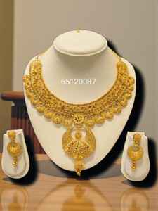 AWAIS HOUSE Collier/Bracelet de luxe pour femme, style vintage, plaqué or, serti de diamants, motif infini, hip-hop, pour mariage et soirée - Product Image 3