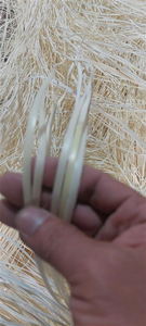 เปลือกหวายขาวฟอก 5-7 มม. แถบหวายเงาสำหรับซ่อมแซมเฟอร์นิเจอร์ วัสดุสานหวาย หวายแหวกสำหรับทำเก้าอี้ - Product Image 4