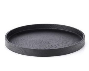 ถาดไม้ทรงกลม ถาดไม้กลม ถาดเสิร์ฟไม้ ถาดเสิร์ฟทรงกลม ถาดไม้ - Product Image 3