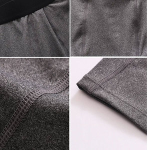 New Mens Compression Running Shorts Solid Base <b>Layer</b> Tights Gym Fitness Sport Workout Shorts Male Legging Pocket - Product Image 5