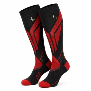 Calcetines de compresión, calcetines deportivos de primera calidad, tela elástica, transpirable, ajuste cómodo, adecuados para entrenamiento físico y correr - Product Image 3