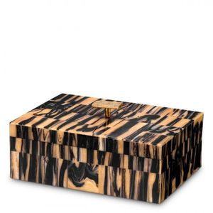 Boîte à bijoux élégante en MDF et résine, fabriquée à la main, avec une construction de qualité supérieure pour une utilisation de stockage à long terme - Product Image 5