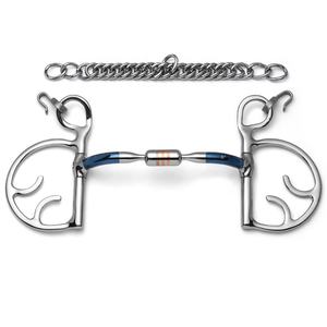 Kimberwick Capsule Sweet Iron Curb Bit Brocas de aleación azul Sweet Iron Bits 2026 - Product Image 1