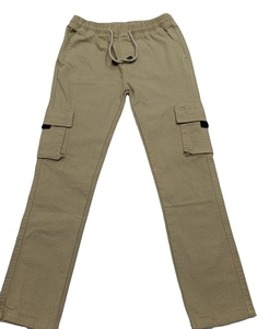 Pantalon de survêtement baggy décontracté 100% coton pour hommes pantalon long cargo de travail respirant et écologique taille moyenne coupe ample coloré - Product Image 6