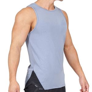Camiseta Deportiva de Gimnasio para Hombre, de Algodón y Elastano, con Logotipo Personalizado, Transpirable, Tejida, para Entrenamiento Atlético - Product Image 1