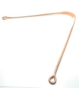 Nettoyeur de langue en cuivre pur à 100% |   Outil d'hygiène buccale ayurvédique |   Grattoir à langue artisanal pour une haleine fraîche |   OEM ODM Vente en gros - Product Image 5