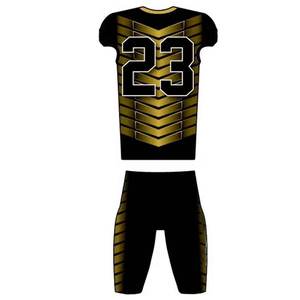 Outerwear Sports Practice Custom Design Sublimation American Football Uniform Wholesale Custom Logo Printing American Uniforms - Product Image 4