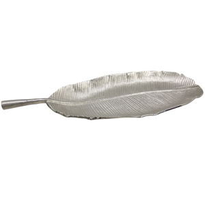 Plateau et plateau de service en aluminium moulé, finition argent brillant et or brillant, nickelé, pour usage domestique, fait main, personnalisable, en vente. - Product Image 4