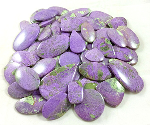 Natural Stichtite Loose Gemstones Wholesale Supplier Cabochons for Jewelry Making - Product Image 1