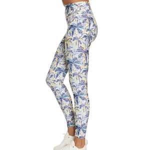 Leggings de Yoga de Cintura Alta para Mujer, Elásticos, Sólidos, para Entrenamiento, Gimnasio, Fitness, Fabricante OEM ODM Personalizado - Product Image 3