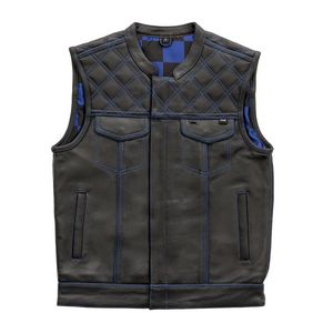เสื้อกั๊กสีน้ำเงินลายตาราง - Product Image 4