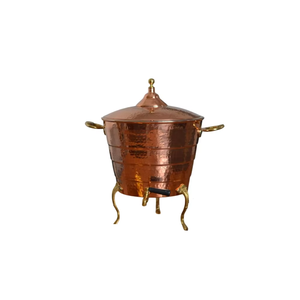 Distributeur d'eau en cuivre fiable avec couvercle, design chinois traditionnel, grande capacité, usage domestique - Product Image 5