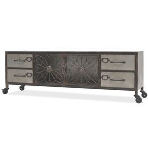 Cabinet TV argento 47.2 "x 11.8" x 15.7 "elegante TV Stand - Product Image 1