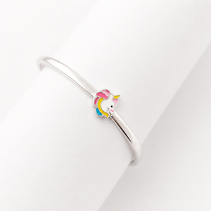 กำไลข้อมือยูนิคอร์น Namivaa แบบขัดเงา ปรับขนาดได้ สำหรับเด็กผู้หญิง เครื่องประดับรูปสัตว์แฟนตาซี ของขวัญ สวมใส่ได้ทุกวัน สำหรับงานปาร์ตี้ - Product Image 2