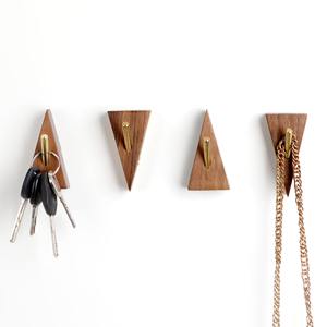 Crochets muraux en bois de qualité supérieure, organisateur mural élégant, parfait pour accrocher vestes, serviettes, sacs et accessoires essentiels, en provenance d'Inde. - Product Image 6
