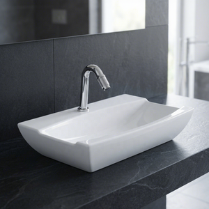 Vasque de lavabo en céramique résistante à l'eau, moderne et écologique, de la marque Vistaar, pour hôpital et villa - Product Image 2