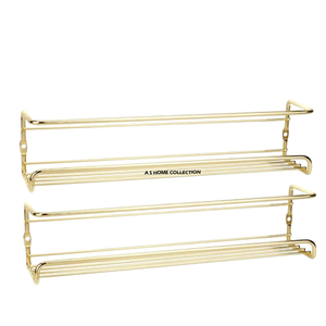 Organizador de Baño en Forma de Corazón Color Oro Rosa, Estantes y Unidades de Almacenamiento de Acero Inoxidable, Cesta para Ducha de 2 Niveles - Product Image 5