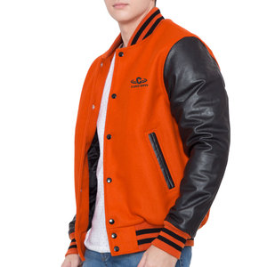 Premium Varsity Leather Sleeves Letterman Jacket <b>Crafted</b> For Everyday Comfort Winter Jacket For Men - Product Image 4
