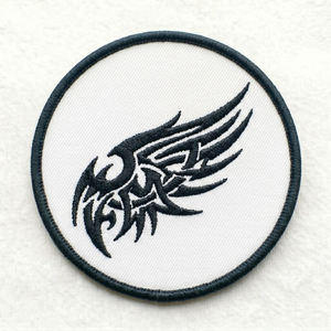 Patch thermocollant « Red Flame Fist » en gros, appliques brodées personnalisées pour motards, pour vêtements, patchs à coudre en vrac, qualité 100 % - Product Image 2