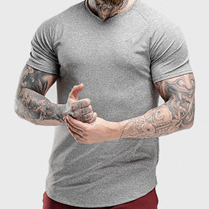 Camiseta personalizada de cuello redondo, corte ajustado, informal, cómoda, para gimnasio y uso diario. - Product Image 3