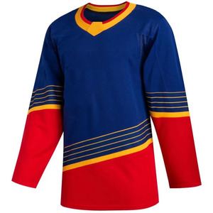 Maillot de hockey sur glace personnalisé imprimé par sublimation, respirant, en polyester, uniforme d'équipe, vente en gros OEM, qualité professionnelle - Product Image 3