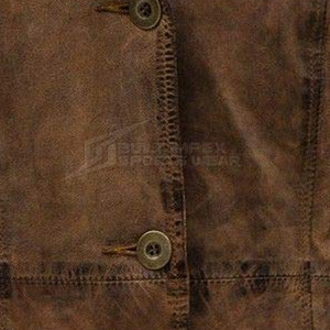 Wholesale Price <b>Leather</b> Long <b>Coat</b> <b>Men</b> Full Length Front Closure Long Sleeve Side Pockets Casual <b>Trench</b> Breathable Quick Dry - Product Image 5