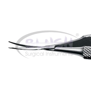 Vannas Scissors Curved (Model 1) Ophthalmic Microsurgical Instrument Stainless Steel Eye Surgery Tool By <b>Blush</b> Surgical - Product Image 4