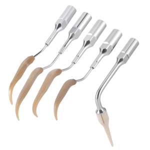 Juego de 6 Instrumentos Dentales para Rellenos de Composite - Herramientas de Relleno de Resina Restauradora con Recubrimiento de Iones de Oro, Kit de Modelado Antiadherente - Product Image 4