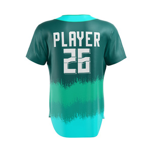 Camisetas de Béisbol Personalizadas para Mujer, 100% Poliéster, Transpirables, de Secado Rápido, con Nombres/Números de Equipo Personalizados, Precios al por Mayor - Product Image 3