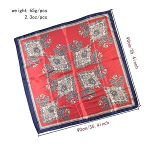 Pañuelos de Seda 100% para Mujer, Pañuelo Cuadrado Personalizado con Logotipo, Pañuelo de Seda 100% de Lujo - Product Image 6