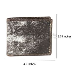 Portefeuille vintage pour homme en cuir de vache véritable avec fonction antivol, petit portefeuille multifonctionnel, poche à monnaie, porte-cartes photo - Product Image 2