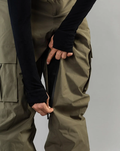 Pantalones de Nieve Cargo para Mujer, Pierna Ancha, Estilo Utilitario, Pantalones de Esquí para Invierno, Cintura Ajustable - Product Image 5