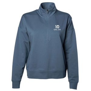 Women's Athletic Quarter Zip Sweatshirt Lightweight Performance Pullover Moisture Wicking Long Sleeve <b>Top</b> for Workout and Yoga - Product Image 1