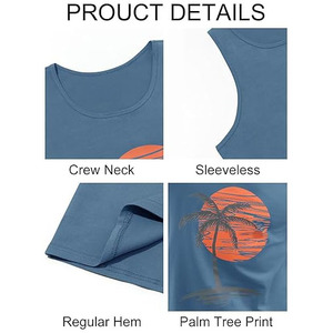 Débardeur de sublimation pour homme à prix abordable, personnalisé, en promotion, confortable, tendance, vêtement de sport, avec le meilleur style - Product Image 5