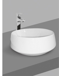 Counter Top Wash <b>Basin</b> Blanco <b>Round</b> Table Mounted Bathroom Sink Luxury Lavatory Hand Washing Vessel <b>Basin</b> Bowl <b>Round</b> - Product Image 1