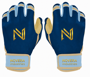 Gants de frappe de baseball en cuir de haute qualité, couleurs personnalisées, prix d'usine NOVERA INDUSTRIES, fermeture auto-agrippante antidérapante - Product Image 1