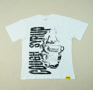 T-shirt noir imprimé pour homme « That's a Awful Lot Cough Syrup », manches courtes, col rond, décontracté, en jersey de coton, coupe régulière, grammage lourd 300g - Product Image 6