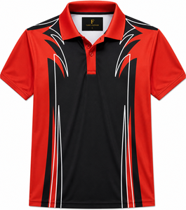 Camiseta Polo Roja OEM para Hombre, Verano/Invierno, Estilo Casual Elegante, Manga Corta, Premium, 100% Poliéster, Deportiva - Product Image 1