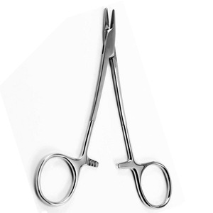 Portaagujas Webster de 13 cm, Recto, con Mordazas Dentadas, Acero Inoxidable, Instrumento Quirúrgico Manual, Set de Cirugía General, Alta Calidad, CE - Product Image 4