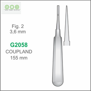 Elevador de Raíces Dentales con Punta Curva de 4.0mm, Acero Inoxidable 420, Mango Hueco de 140mm, Autoclavable, Reutilizable, para Extracción Quirúrgica - Product Image 4