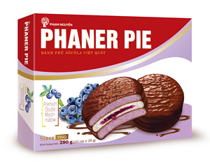 Wholesale High Quality 0x28kg Brown Phaner OEM Box Soft Baked Marshmallow Cream Blueberry Coating <b>Sweet</b> Chocolate Sugar Bag - Product Image 5