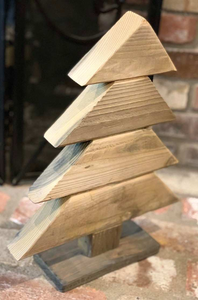 Décoration de Noël Écologique Faite à la Main : Arbre Ornemental en Bois de Cerisier – Un Cadeau Idéal pour Toutes les Saisons - Product Image 5