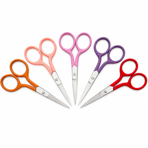 Wholesale Colorful Embroidery Scissors <b>Set</b> OEM Custom Logo Stainless Steel <b>Sewing</b> Thread Snips Manufacturer - Product Image 1