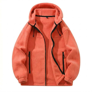 Veste polaire zippée intégrale pour homme, douce, thermique, chaude, pour les sports de plein air, la randonnée, le camping, les voyages, veste d'hiver décontractée pour homme - Product Image 4