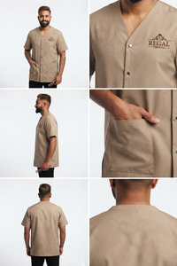 Blouse de Barbier Imperméable à Fermeture Éclair, Blouse de Salon à Manches Longues - Product Image 5
