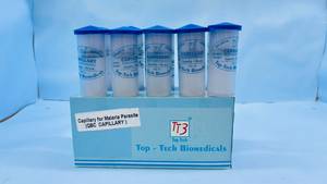 Juego de Tubos Capilares QBC No Heparinizados para Recolección de Parásitos de Malaria con Tapa de Plástico PP para Uso en Laboratorio - Product Image 2