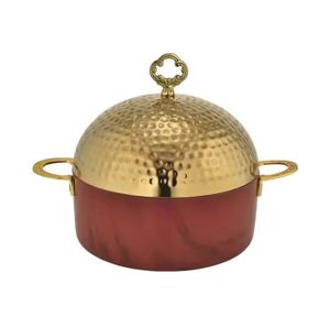 Luxury Metal Fruit Basket with Stainless Steel Food Cover Decorative <b>Kitchen</b> Fruit Holder Table Serving Basket - Product Image 6